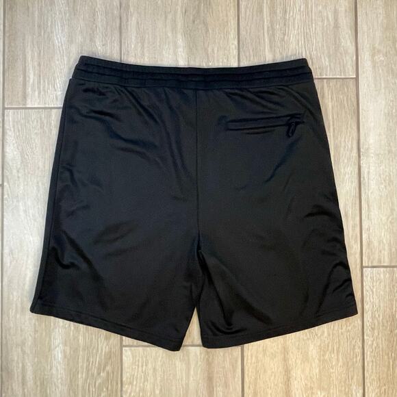 A|X Armani Exchange Men's Black Drawstring Athletic Shorts Size L Polyester - Picture 2 of 12